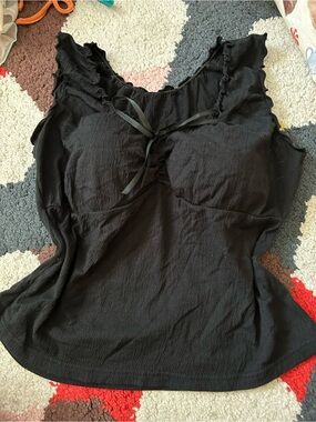 Brandy Melville Bow Black Women's Top